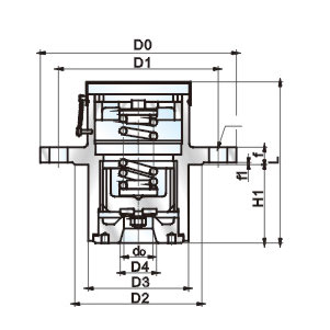 A411F型工業冷凍安全閥